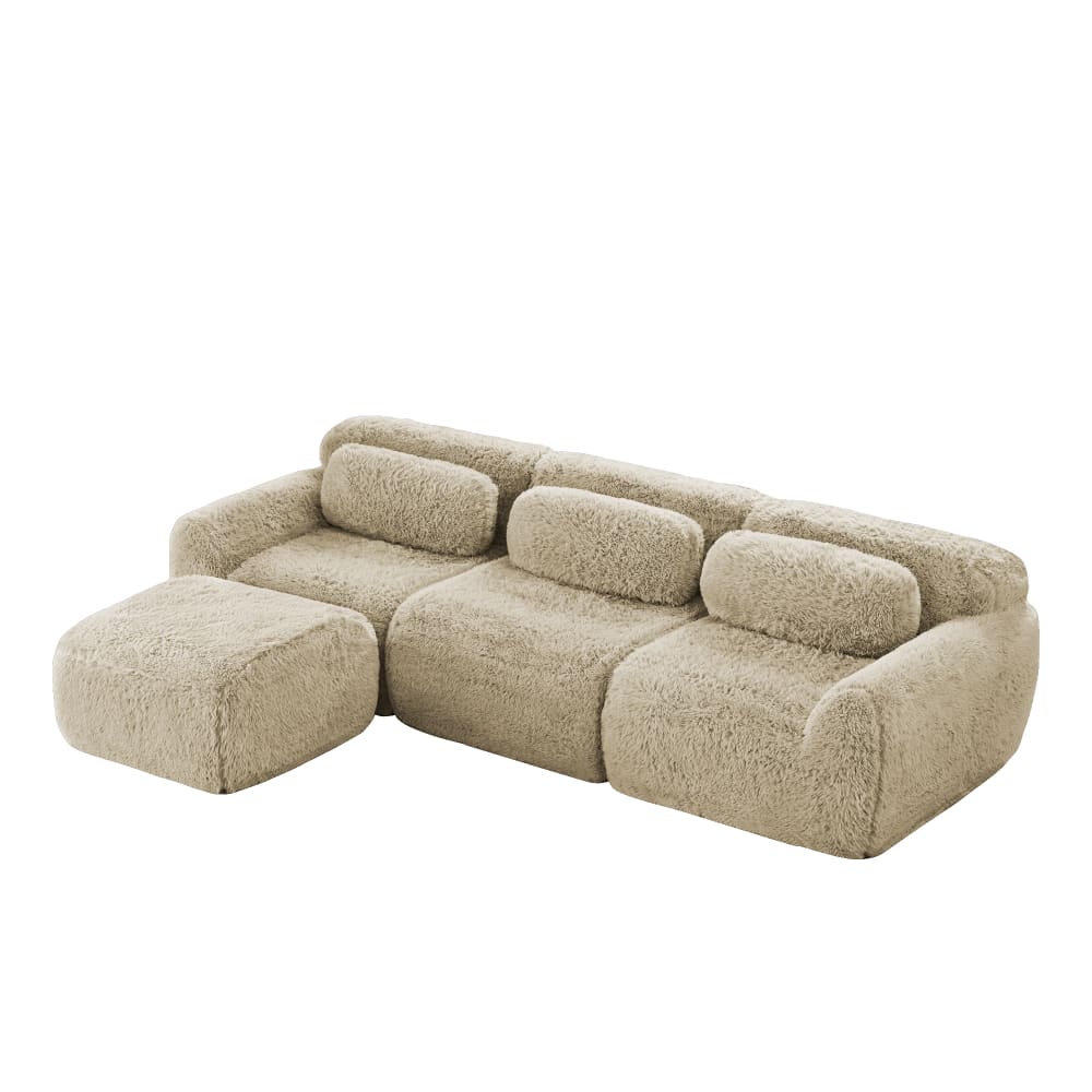 Canapé modulable en - fausse