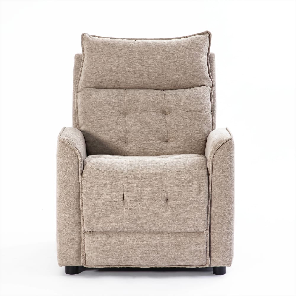 Fauteuil relax massant électrique  1 place tissu taupe