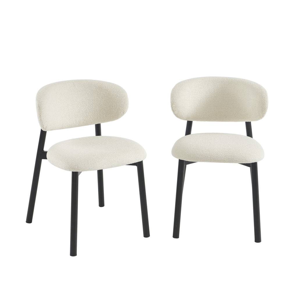 Lot de 6 chaises bouclette