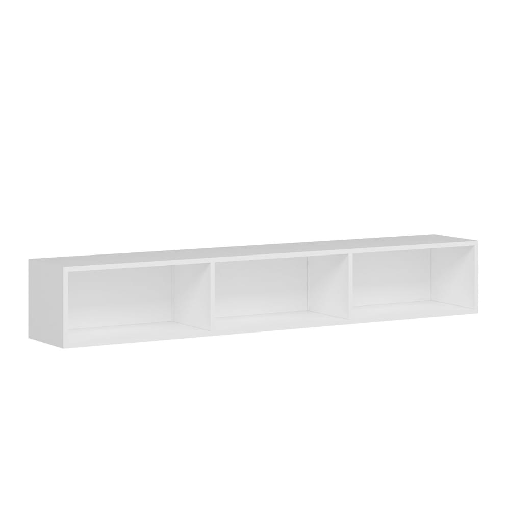 Meuble tv en bois blanc 180 x 32 x 30 cm