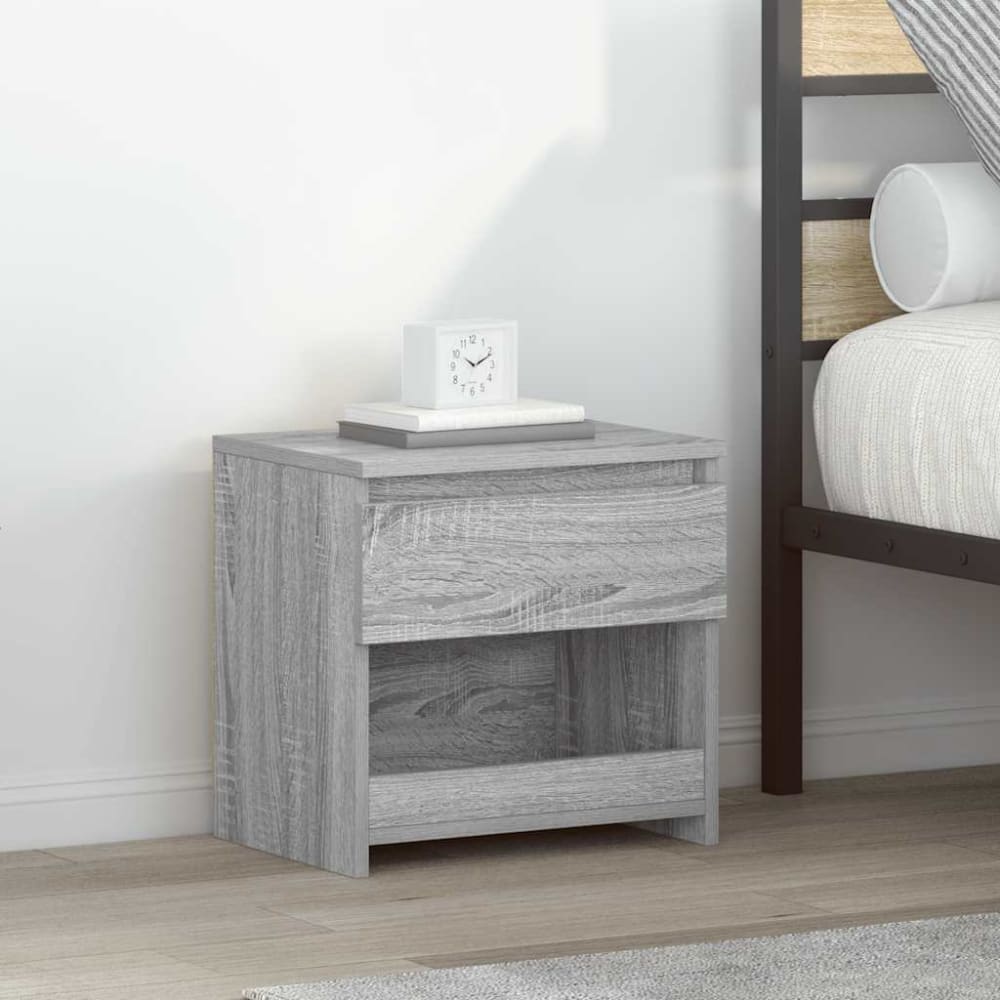 Tables de chevet bois transformé gris  40 x 30 x 39 cm