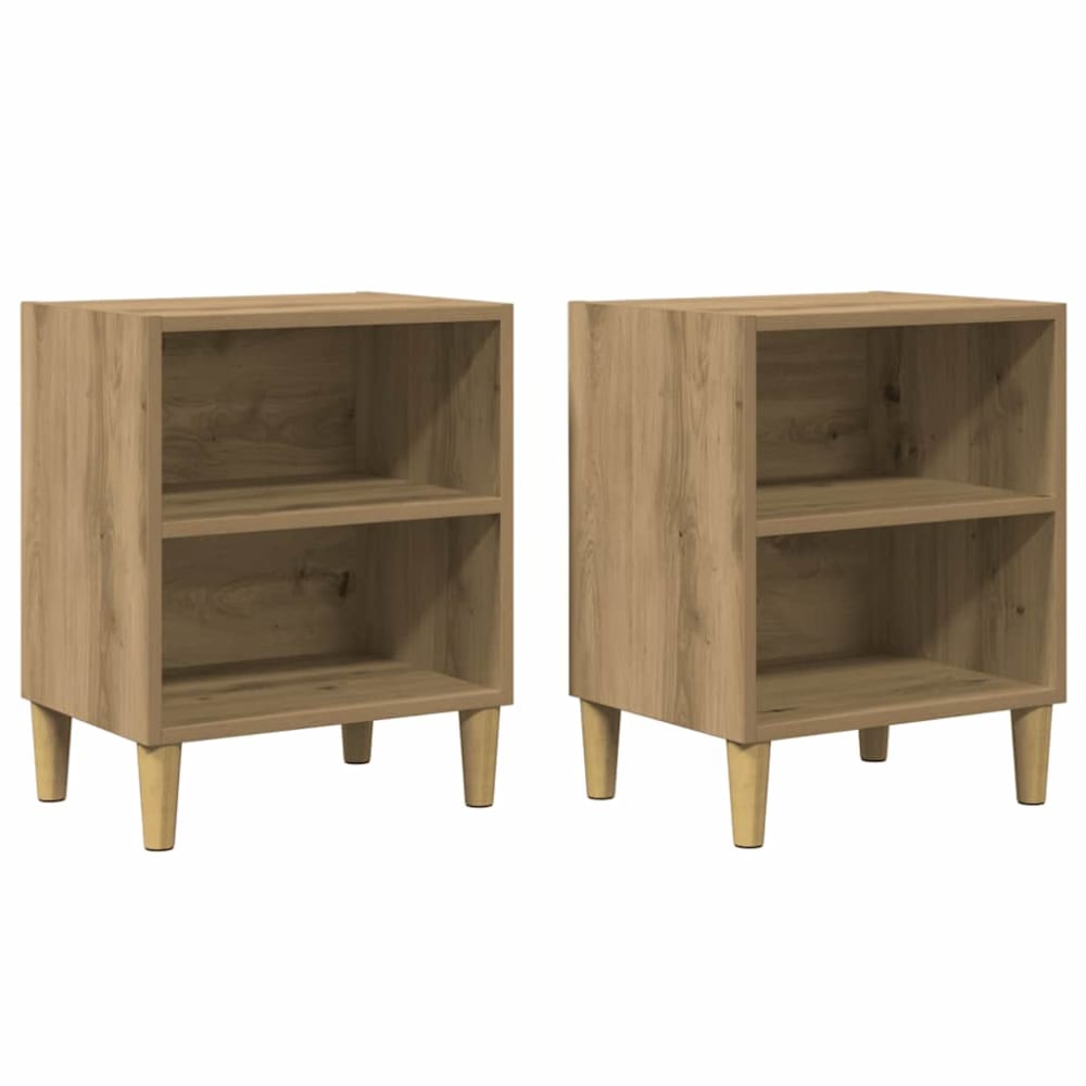 Tables de chevet bois - acajou