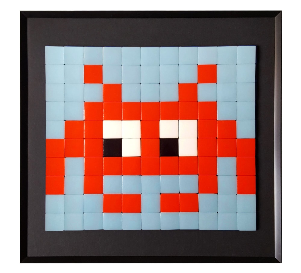 Mosaïque décorative - rouge