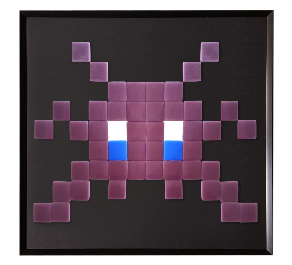 Mosaïque décorative - violet