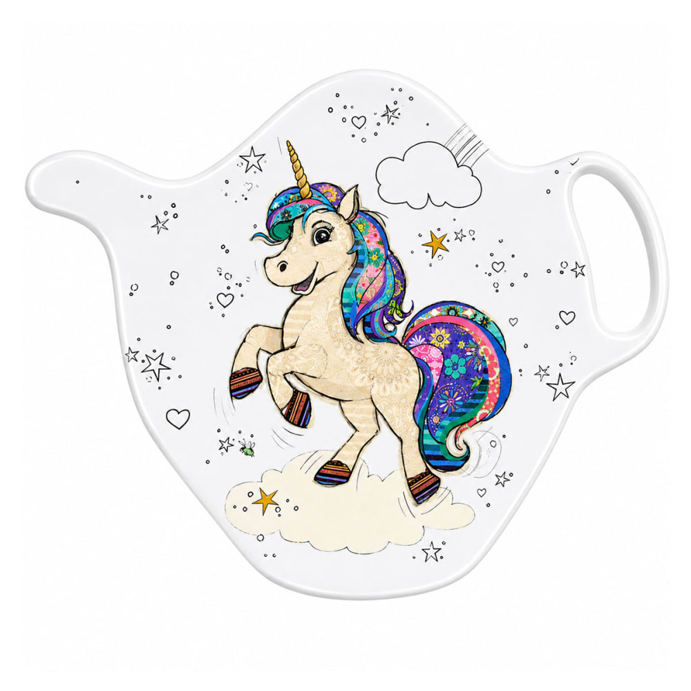 Repose-sachet de thé licorne mélamine Repose-sachet de thé licorne mélamine