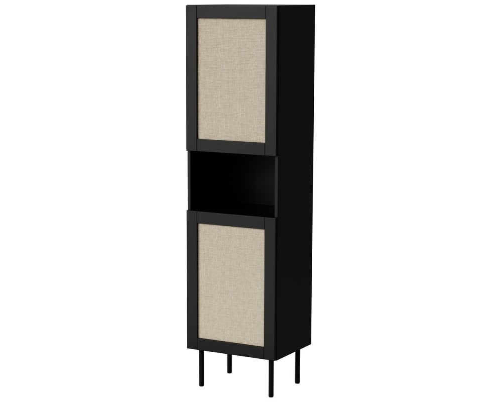 Vitrine avec façades - niche rangement