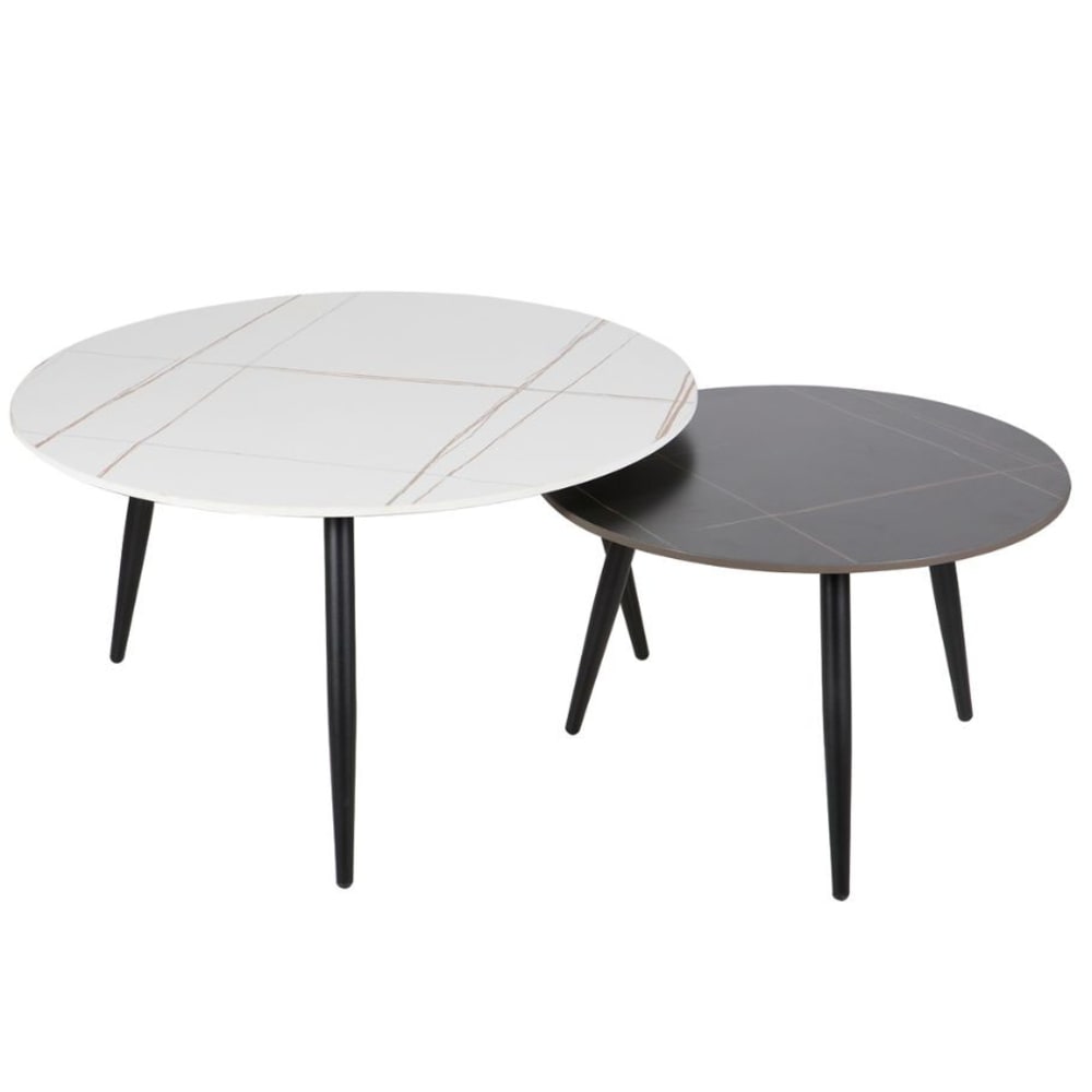 Table basse gigogne avec - plateau