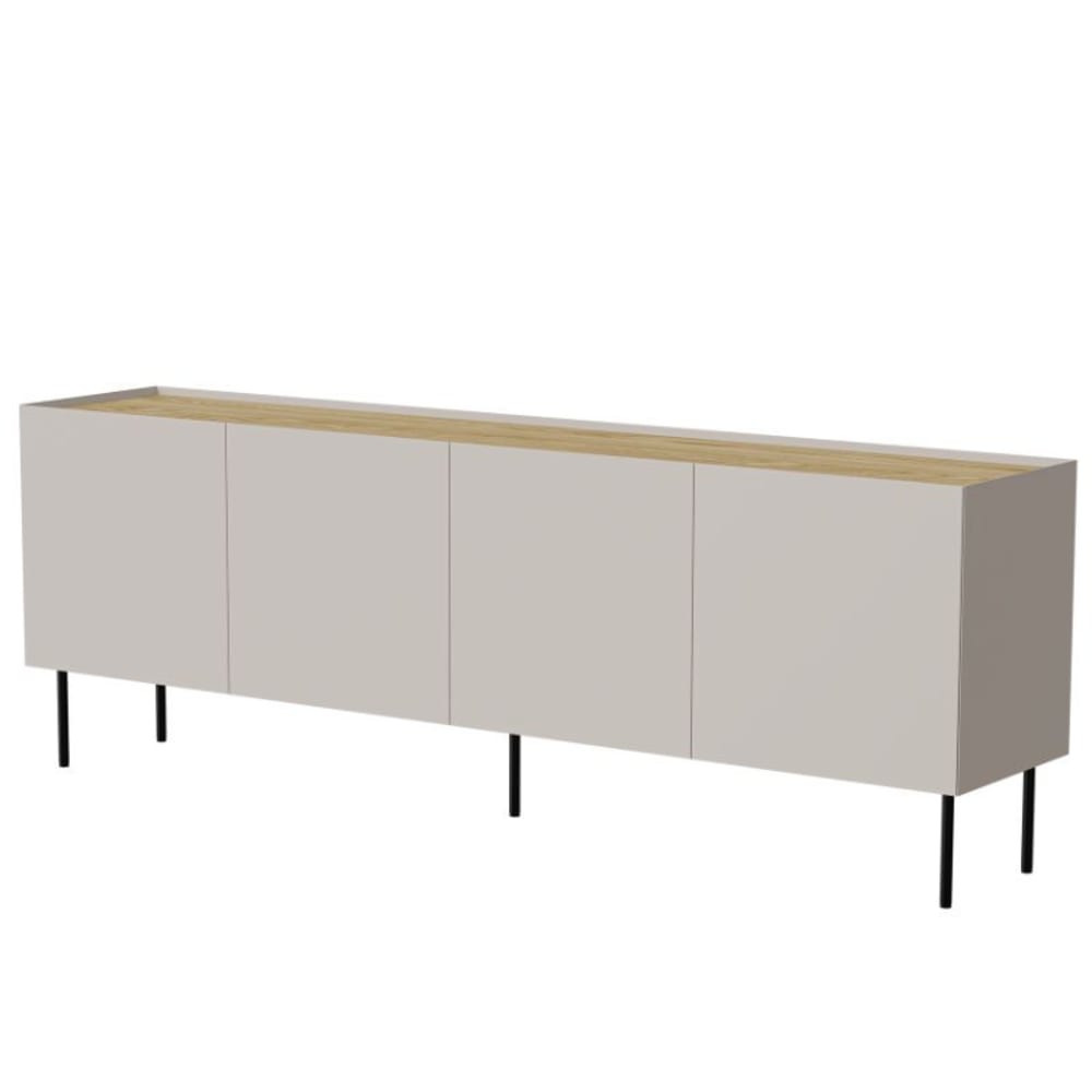 buffet bois et cachemire