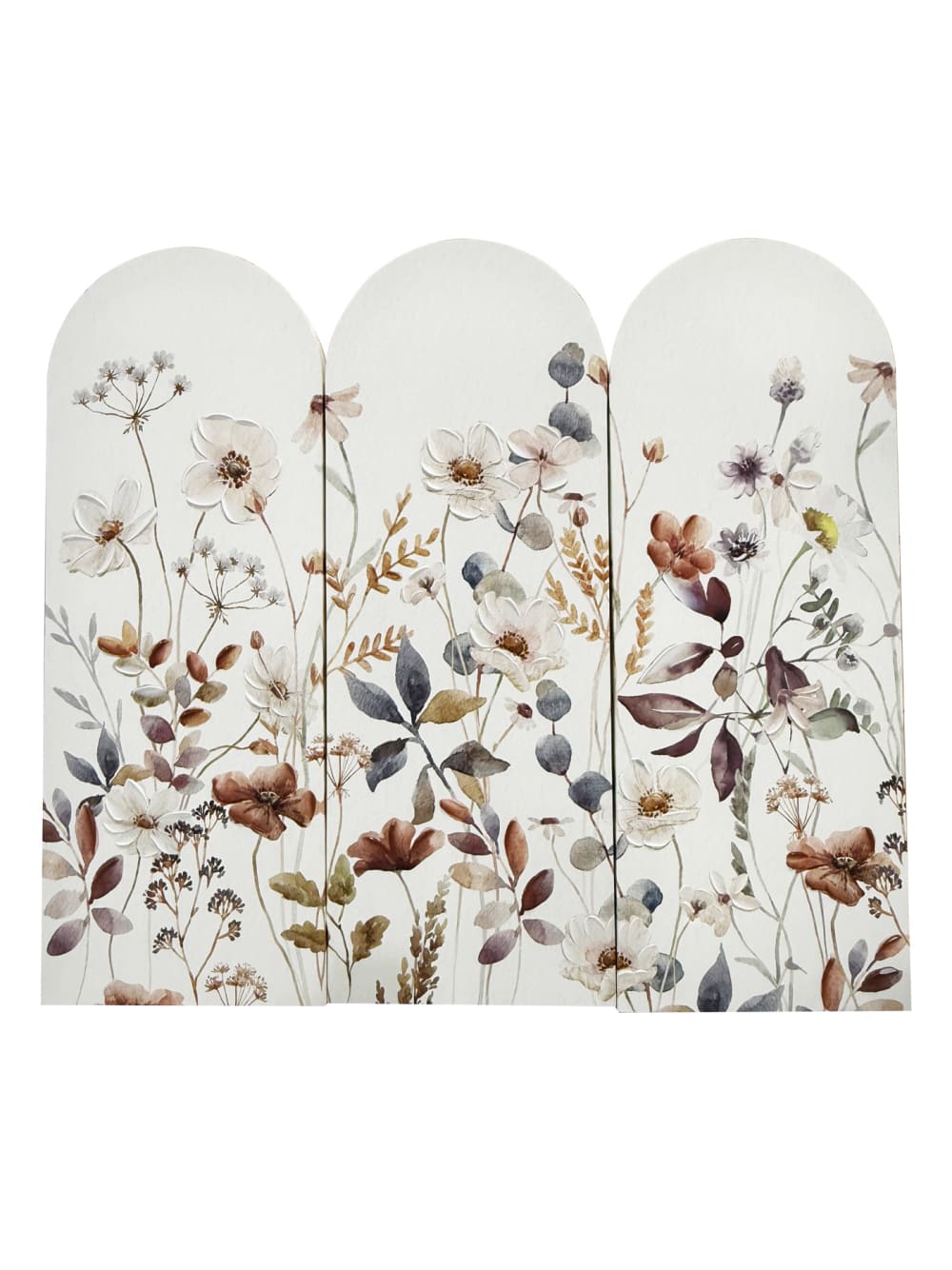 triptyque florales encadrées