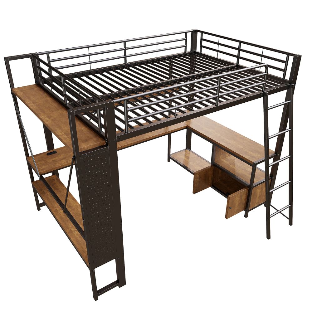 Lit mezzanine 140x200 - bureau