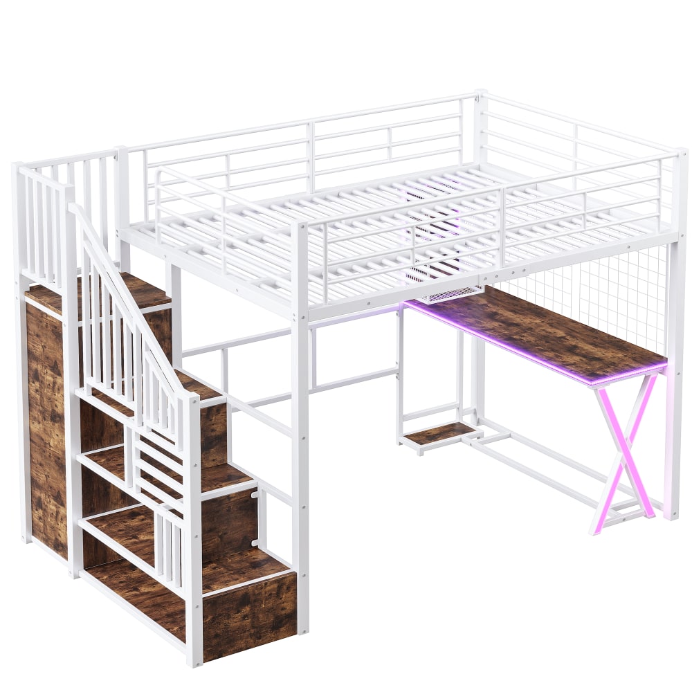 Lit mezzanine enfant - bureau