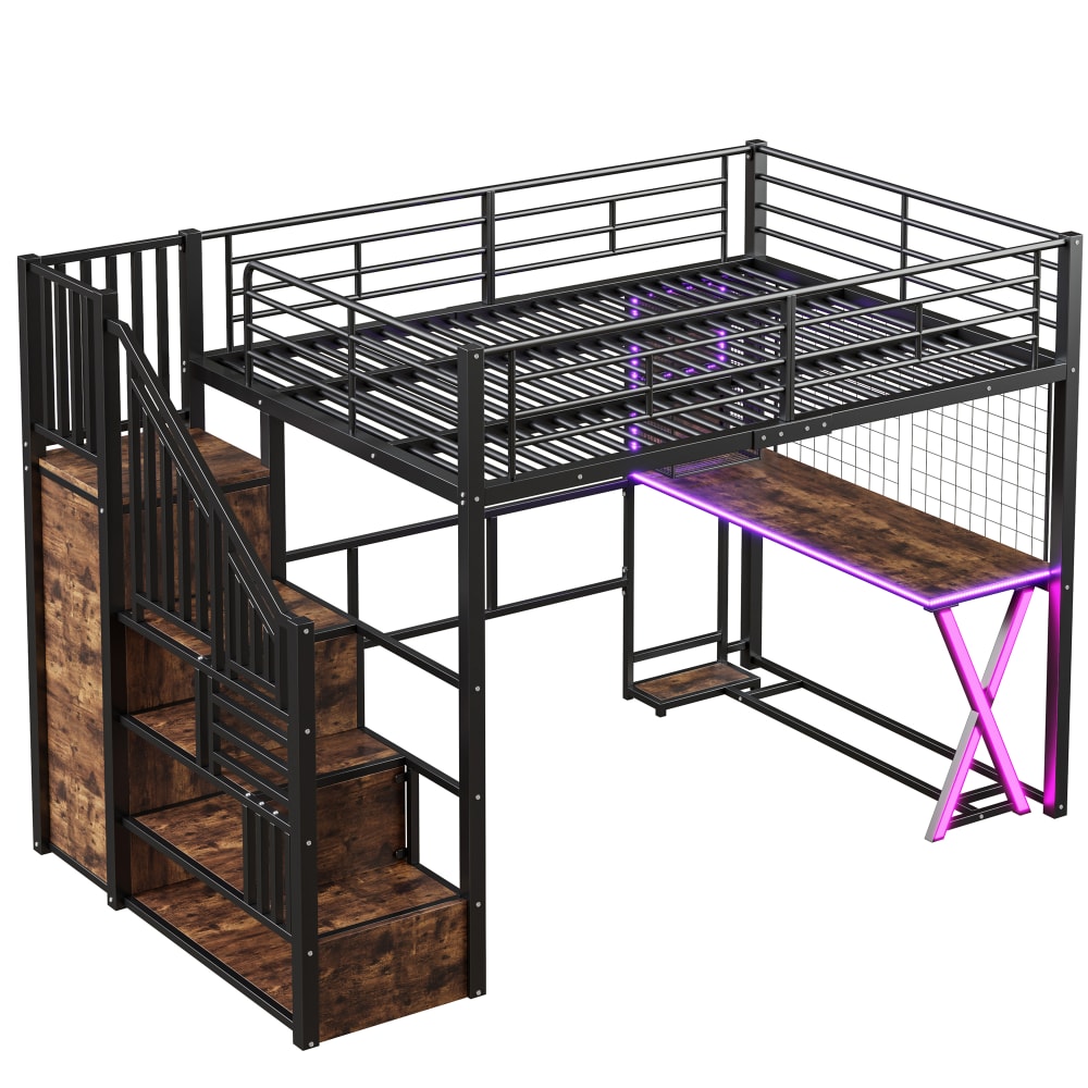 Lit mezzanine 140x200 - bureau