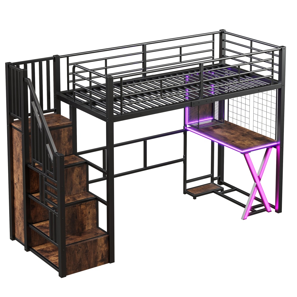 Lit mezzanine enfant - bureau