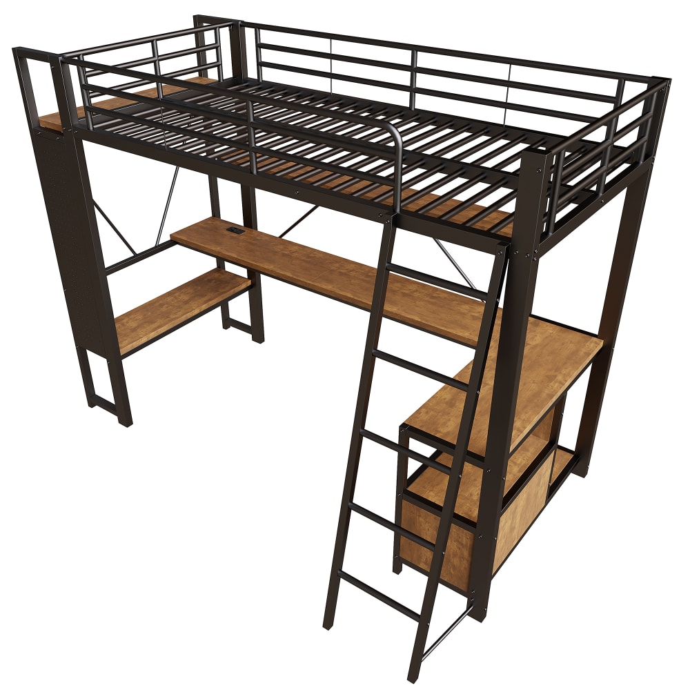 Lit mezzanine enfant - bureau