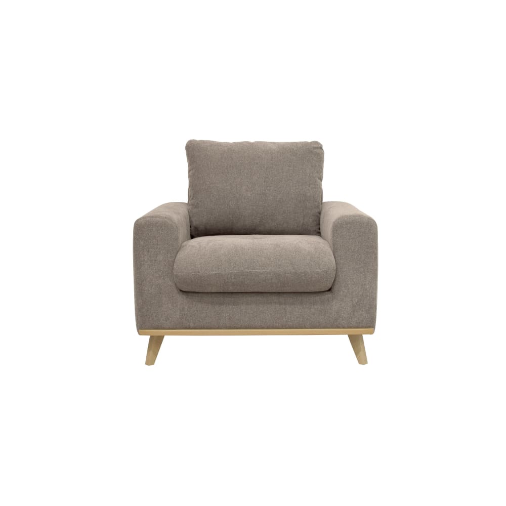 fauteuil taupe