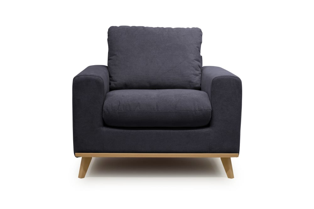 fauteuil bleu nuit