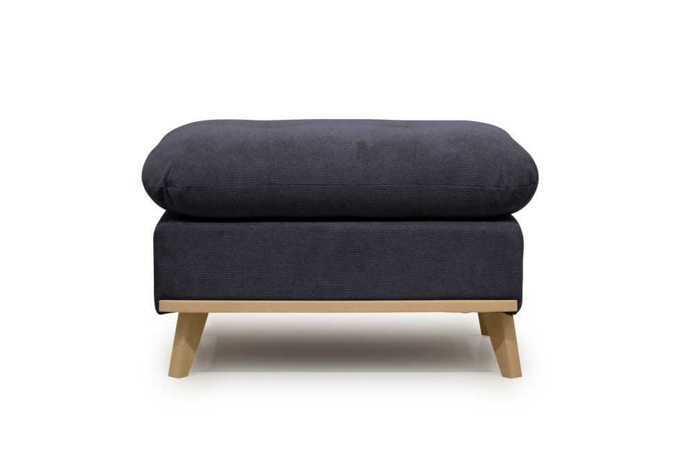 Pouf bleu nuit