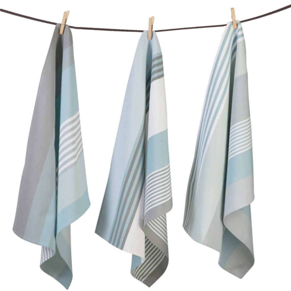 Tissage de Luz Geschirrtuch aus blauer Baumwolle - Baumwolle