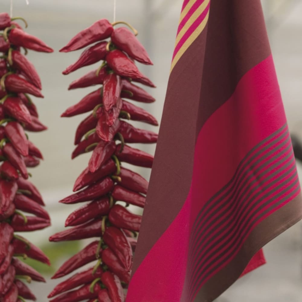 Geschirrtuch aus roter Baumwolle - Maisons Du Monde