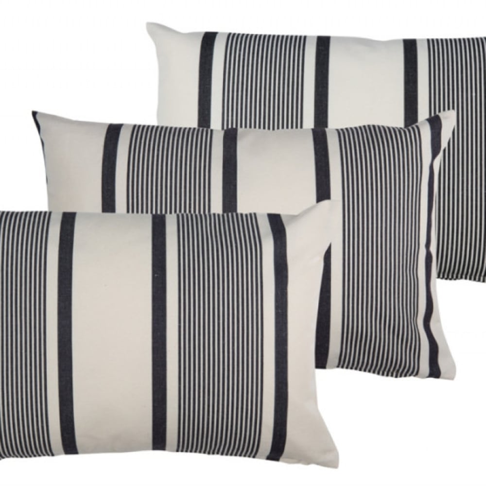 Kissenbezug aus blauer Baumwolle 80x60 cm - Maisons Du Monde