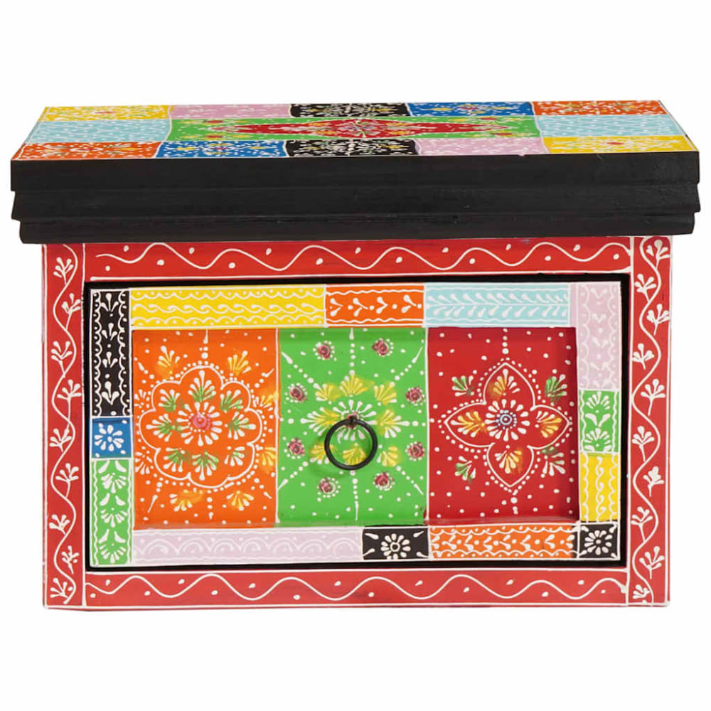 Table de chevet  multicolore  40 x 30 x 28 cm
