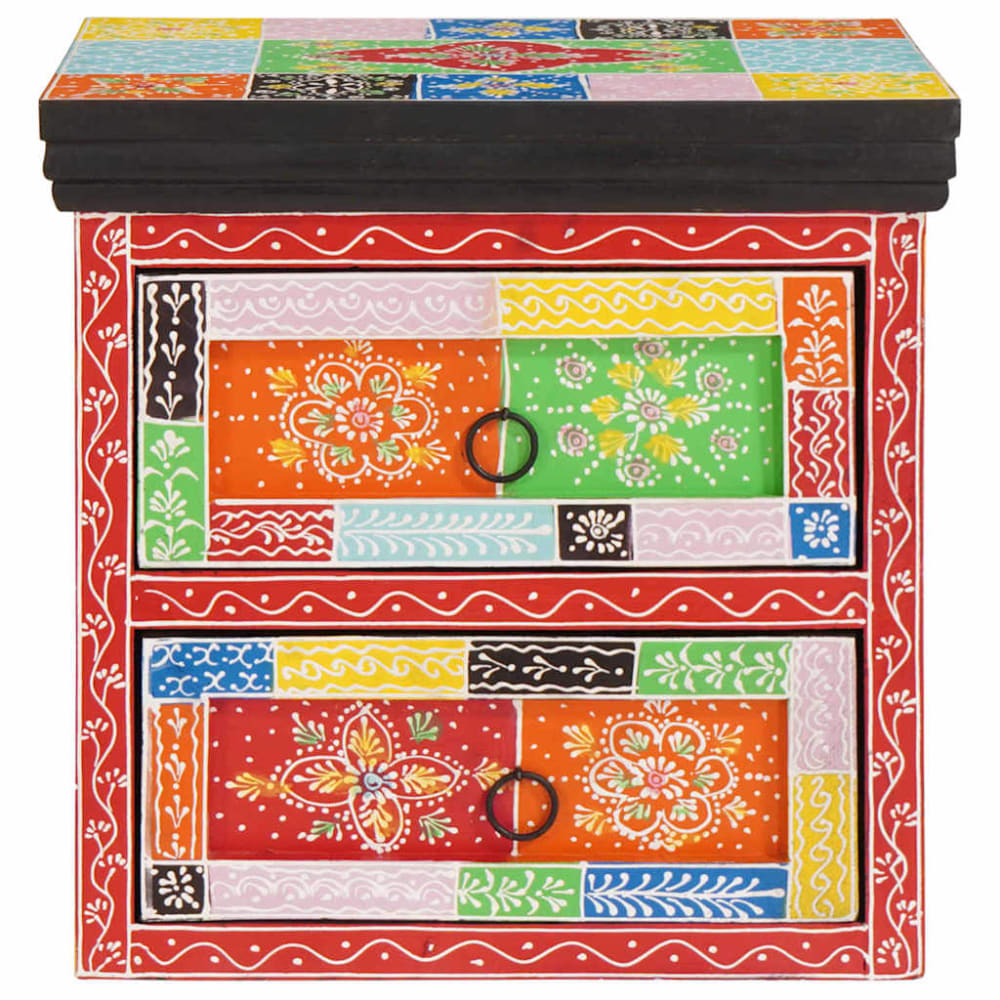 Table de chevet  multicolore  40 x 30 x 40 cm