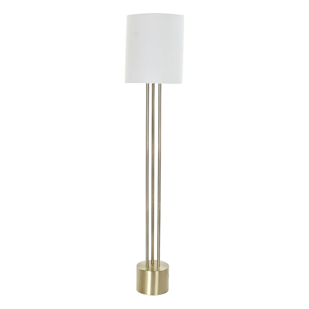lampadaire en acier doré