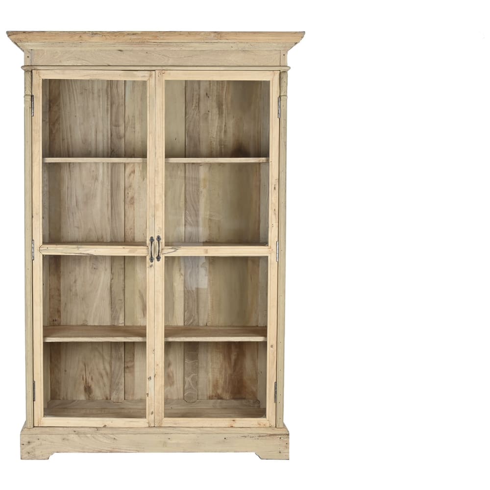 vitrine en bois recyclé