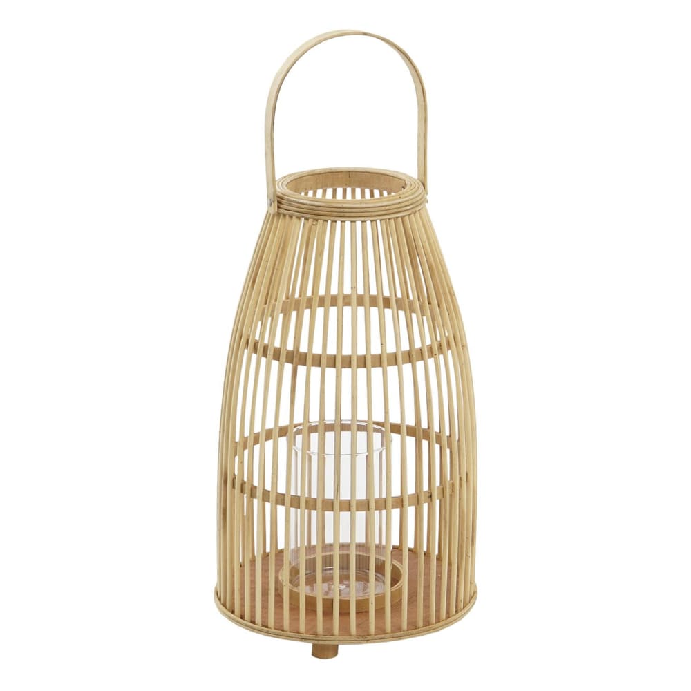 Lot 2 bougeoirs en bambou