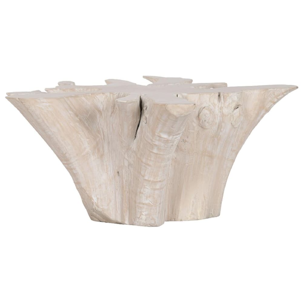 Table basse en bois racine - teck