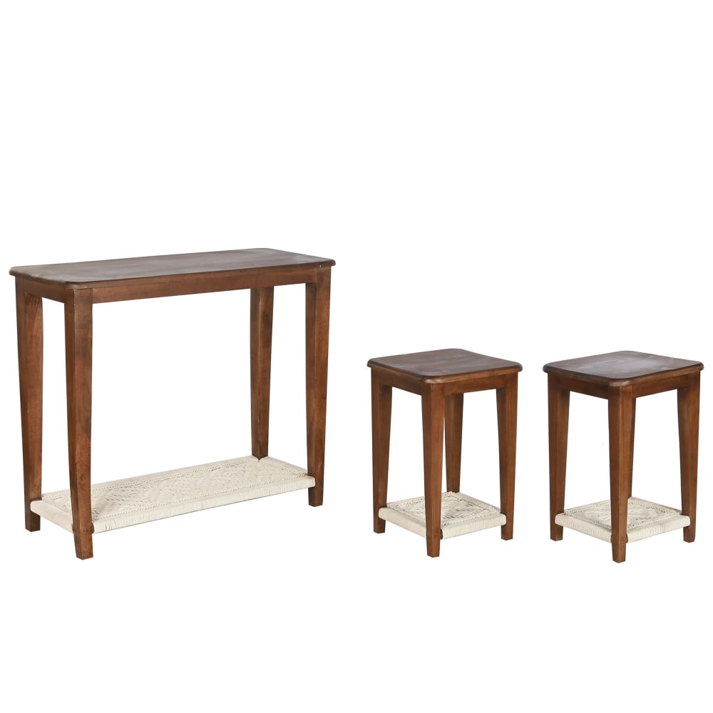 Lot 3 tables d'appoint
