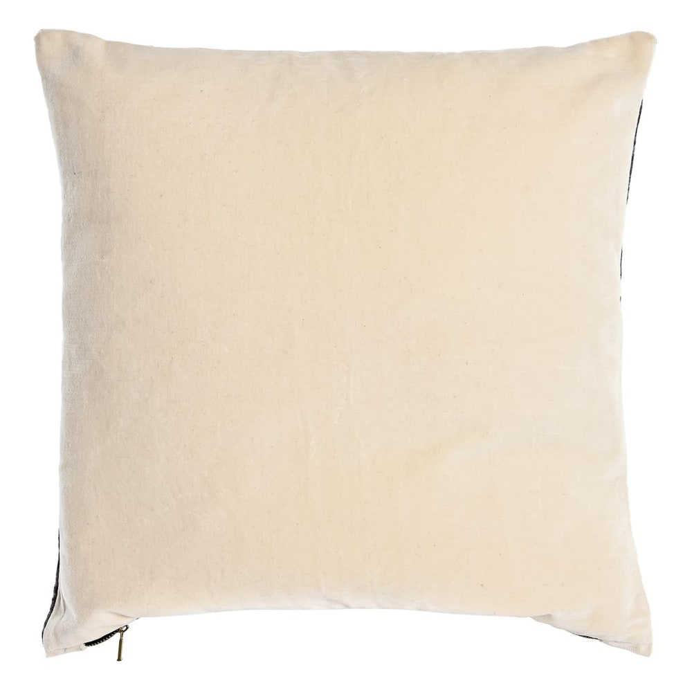 Lot 2 coussin en coton multicolore 45x10x45 cm — vue 4