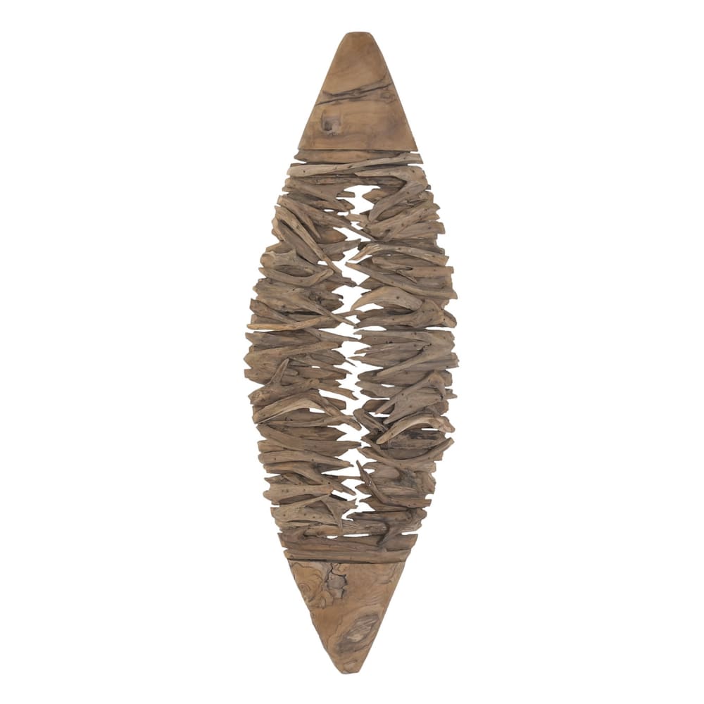 Applique en teck marron 49x10x140 cm