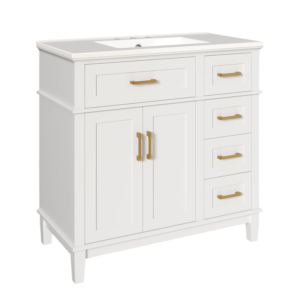 Meuble sous-vasque blanc