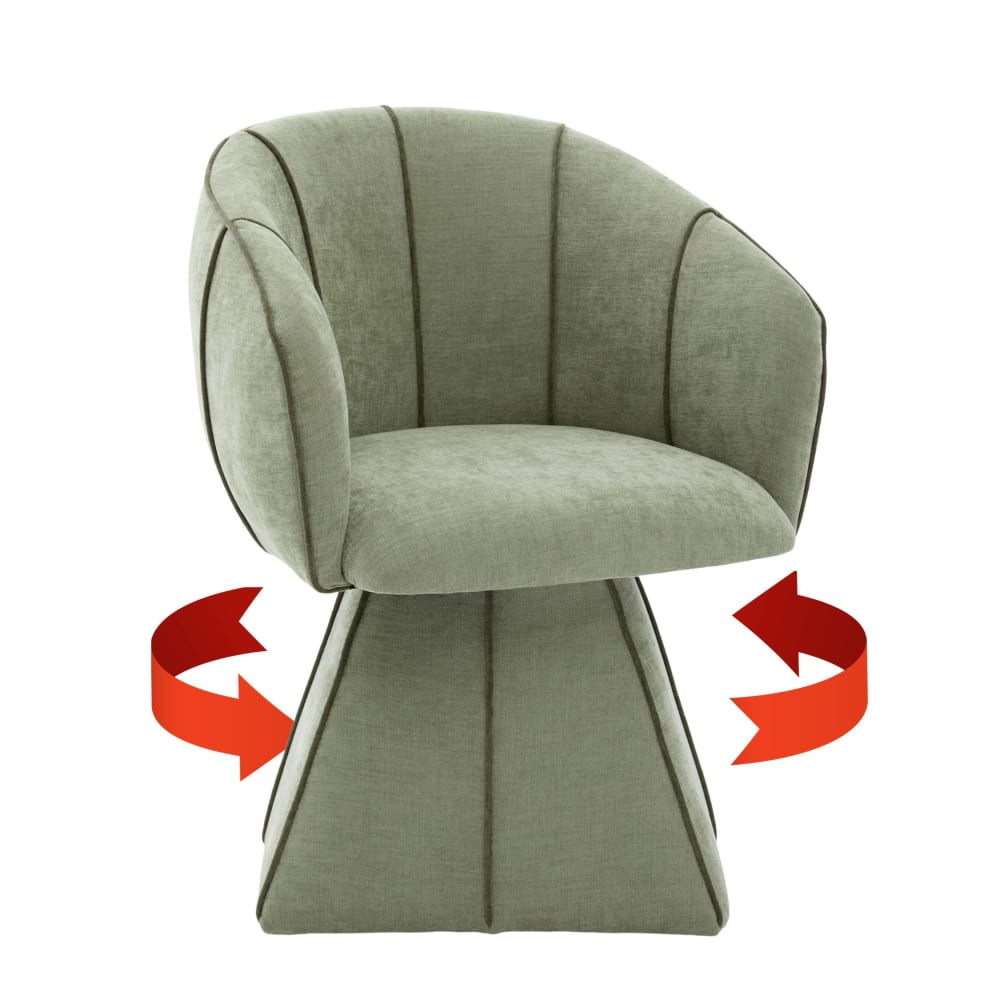 Fauteuil pivotant 360° - dossier haut