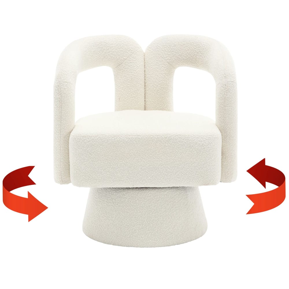 Fauteuil rond pivotant