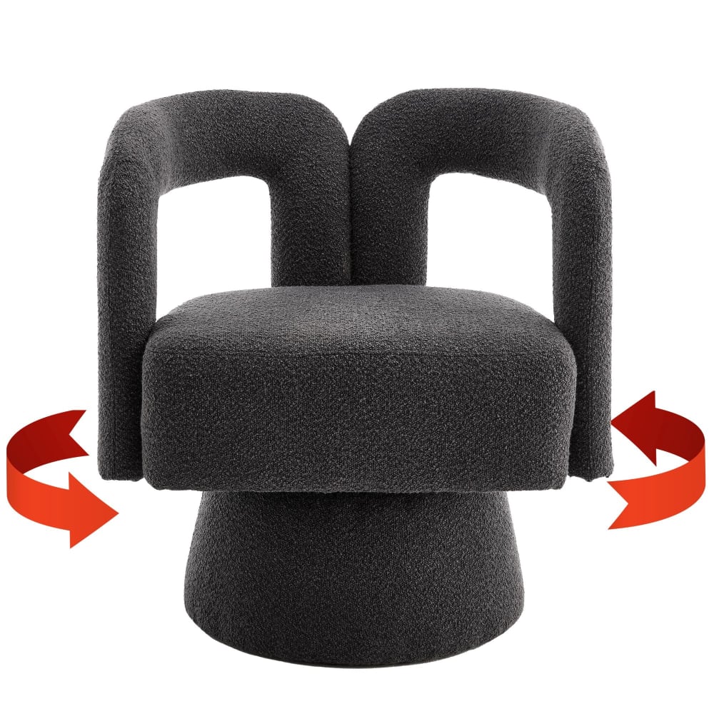 Fauteuil rond pivotant - design