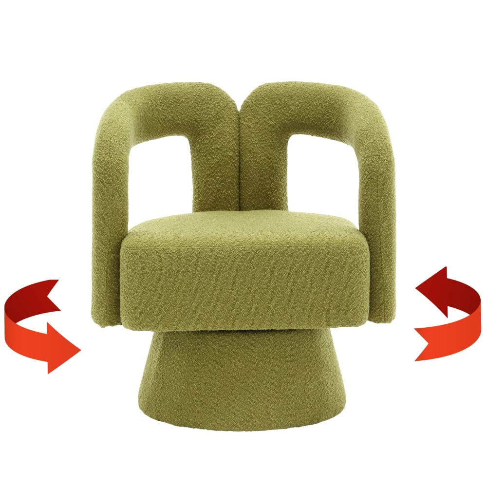 fauteuil rond pivotant