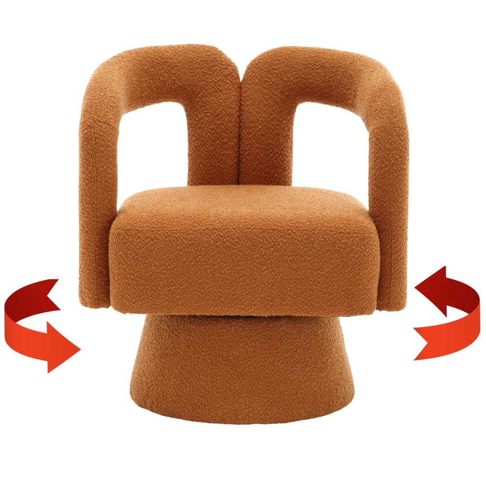 fauteuil rond pivotant