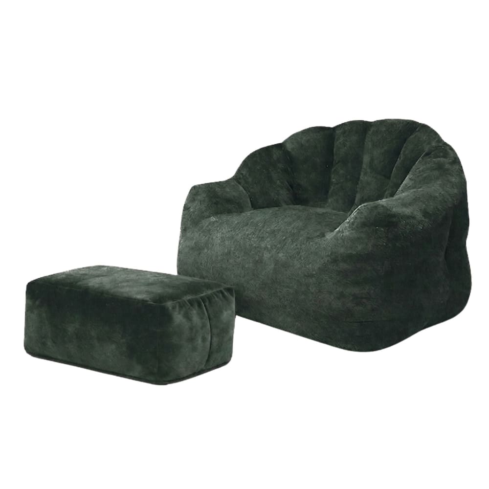 fauteuil rond matelassé