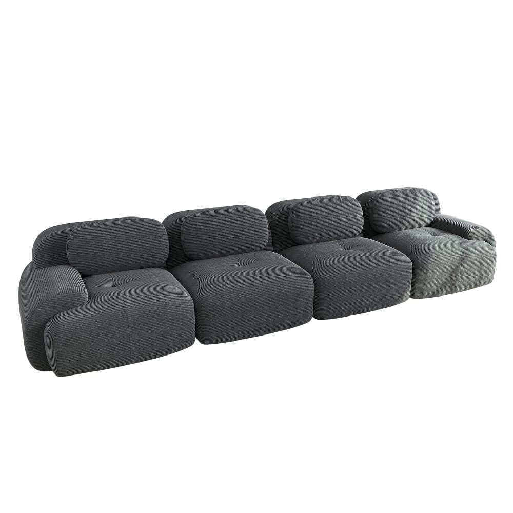 Canapé modulable 4 places - accoudoirs
