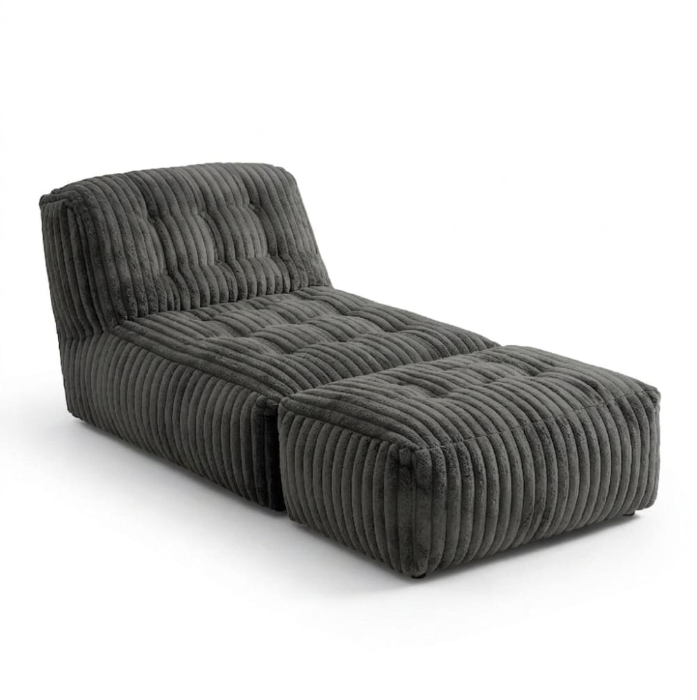 Méridienne capitonnée - chaise longue