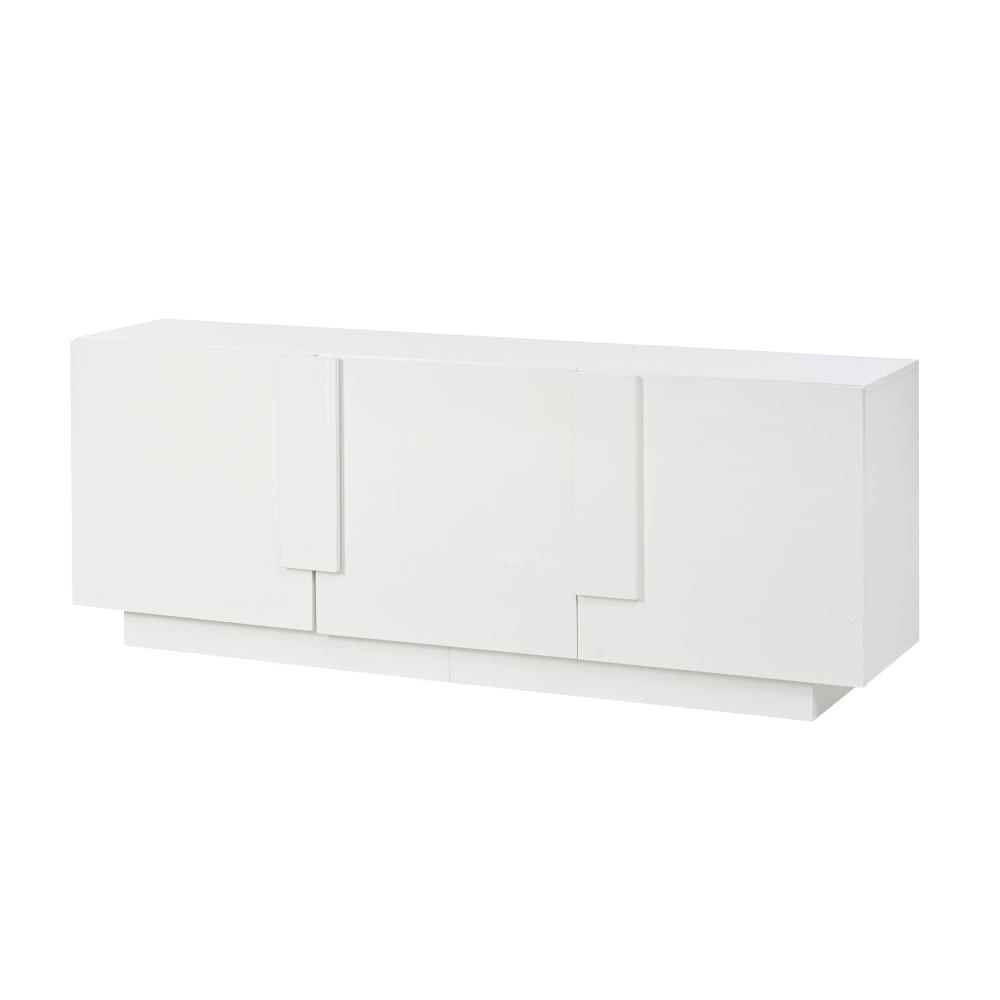 Buffet blanc laqué 3