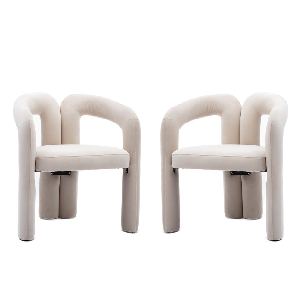 Lot de 2 chaises design - style