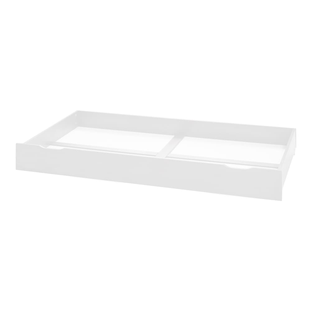 Tiroir lit en pin massif blanc