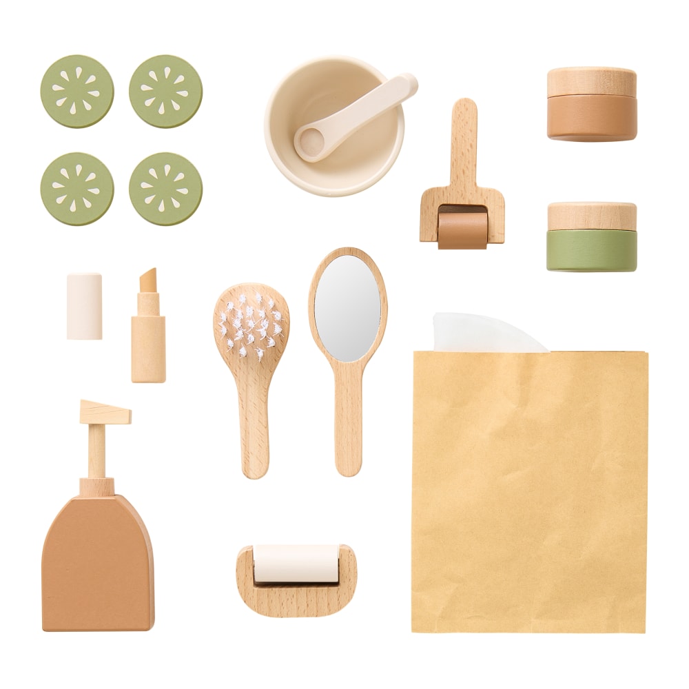 Ensemble de spa kit de détente en mdf marron