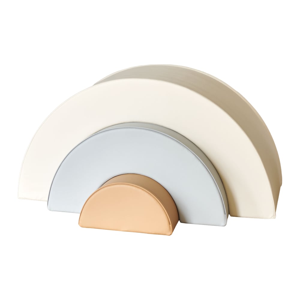 Blocs de construction en mousse beige