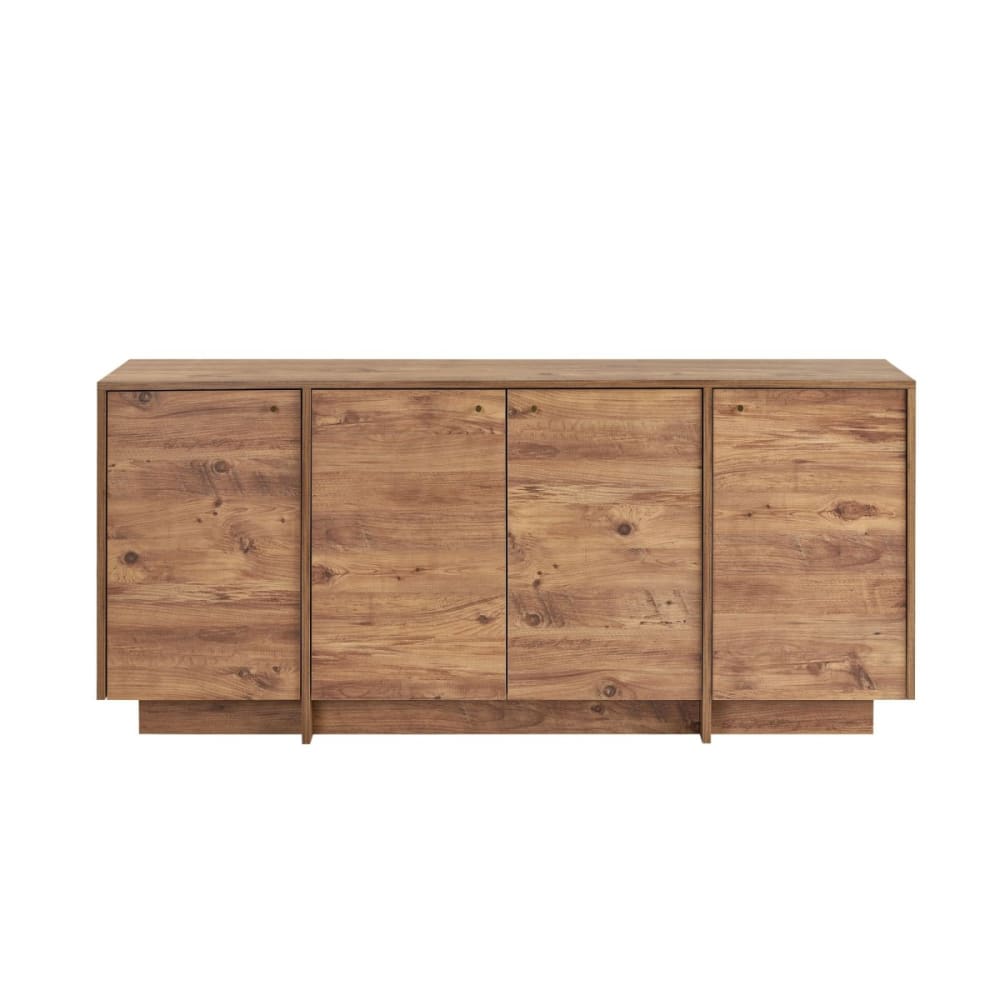 Calicosy Sideboard 4 Türen B180 cm - style modern Braun Spanplatte