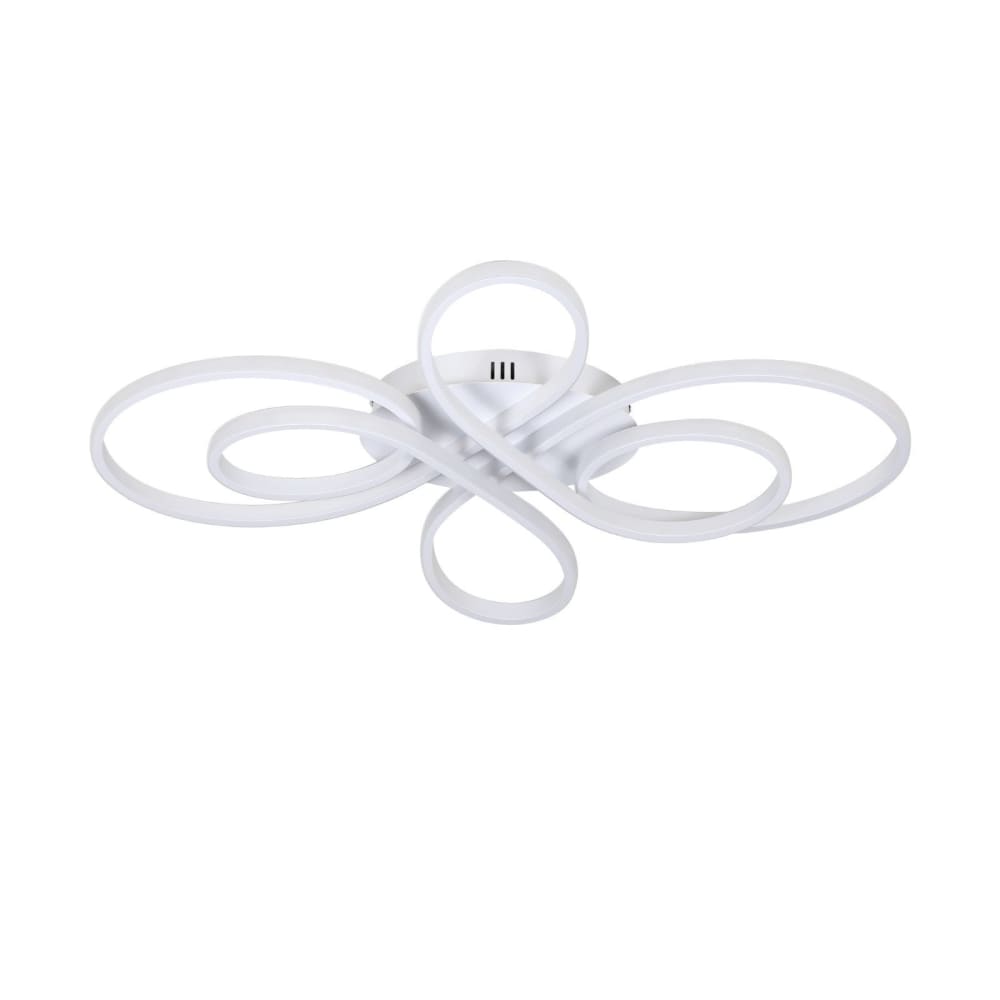 Plafonnier aluminium blanc 40x26.5x3.5cm led 30w