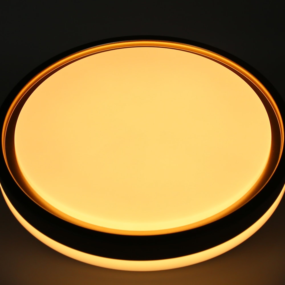 Plafonnier fer noir 30x30x6cm led 18w — vue 4